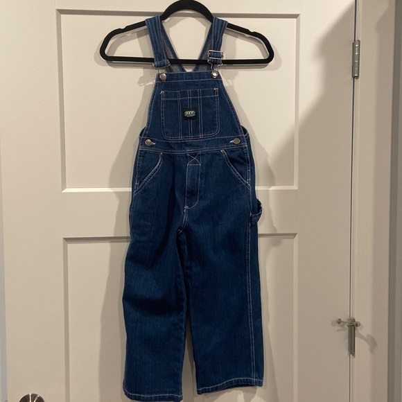 Key established 1908 denim overalls size 5 great for boys and girls 💕 - Picture 1 of 8